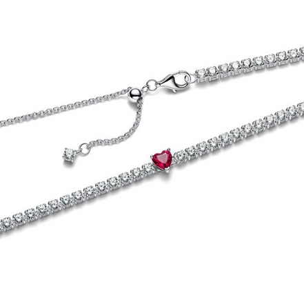 Pandora Timeless Halo Heart Choker 40 cm
