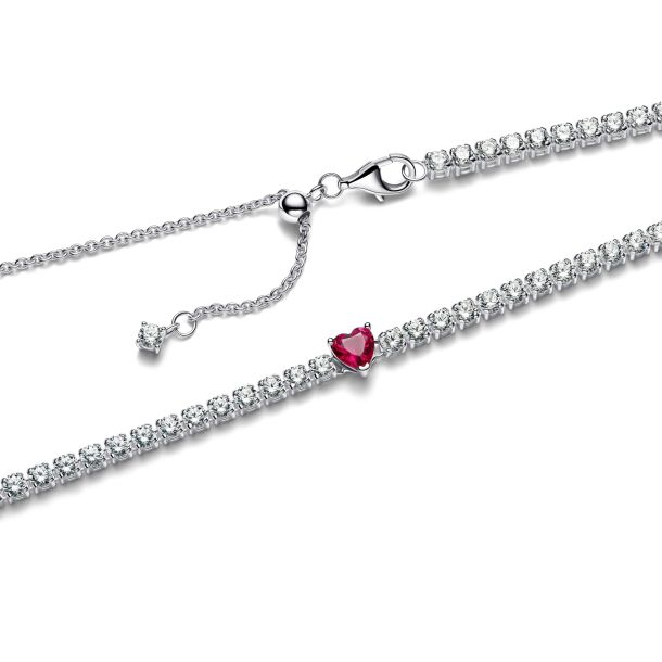 Pandora Timeless Halo Heart Choker 40 cm
