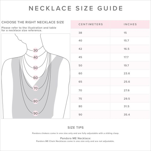Pandora Timeless Halo Heart Choker 40 cm