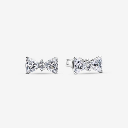 Pandora Timeless Sparkling Bow Stud Earrings
