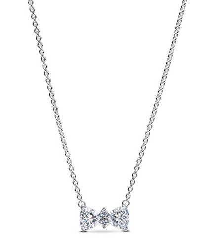 Pandora Timeless Sparkling Bow Necklace 45 cm