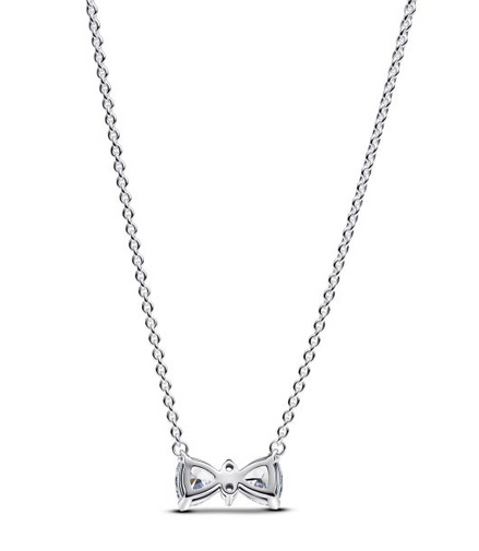 Pandora Timeless Sparkling Bow Necklace 45 cm