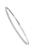 14K White Gold And 2 CTW Lab Grown Diamond Flexible Bracelet 7"