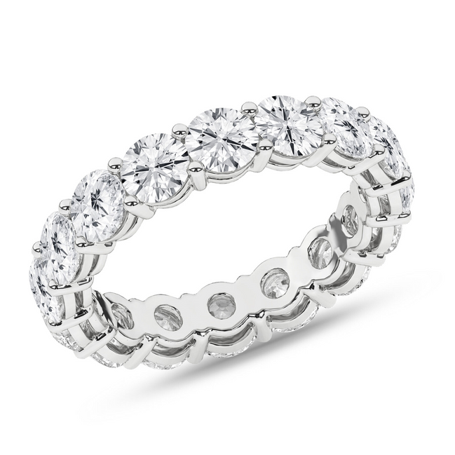 Revelation 14K White Gold 5.28 CTW Lab Grown Diamond Eternity Band