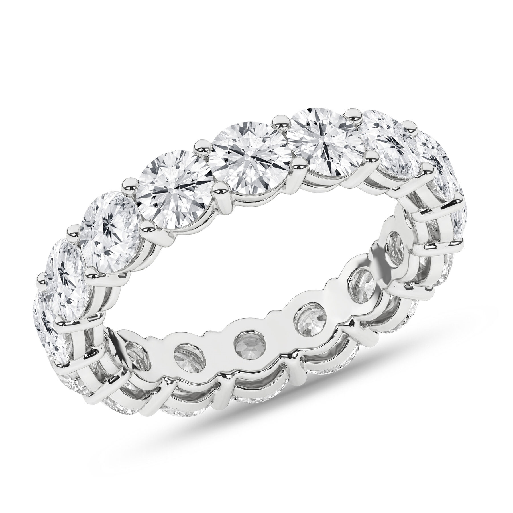 Revelation 14K White Gold 5.28 CTW Lab Grown Diamond Eternity Band