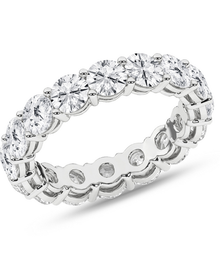 Revelation 14K White Gold 5.28 CTW Lab Grown Diamond Eternity Band