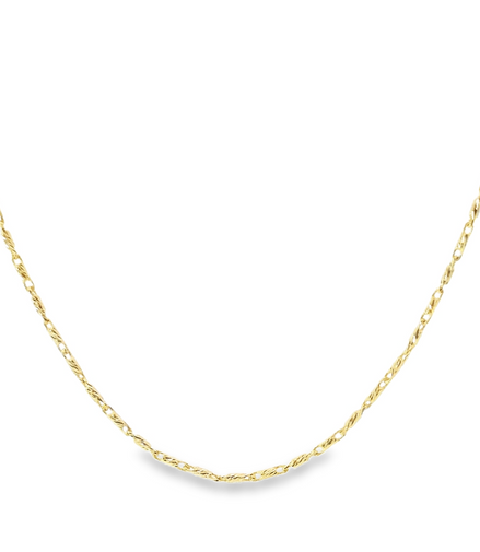 Oro Alexander 14K Yellow Gold 0.9 mm Adjustable Chain