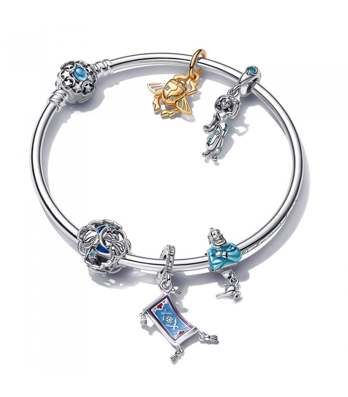 Pandora Disney Aladdin, Princess Jasmine And Genie Glow-In-The-Dark Charm