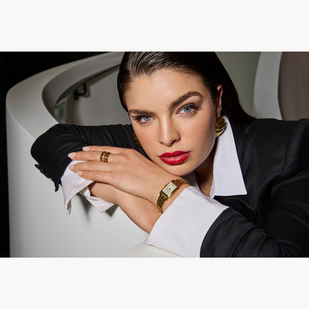Bulova Ladies Sutton Mother-of-Pearl Dial Gold-Tone Stainless Steel Bracelet Watch