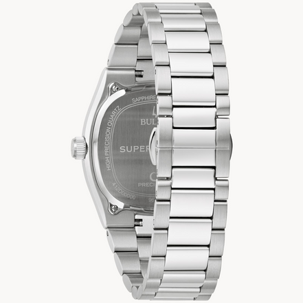 Bulova Men's Super Seville Watch With Green Dial Bracelet Watch