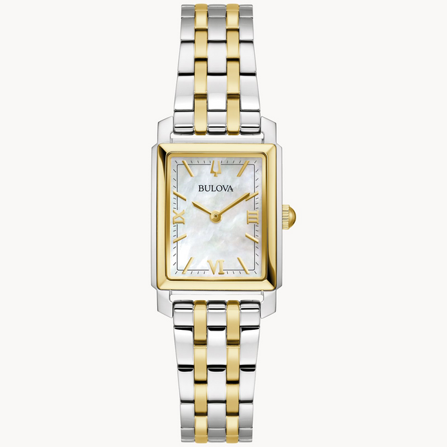 Bulova Ladies Classic Sutton Two-Tone Stainless Steel Bracelet Watch