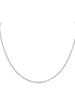 16" Sterling Silver Venus 1.2Mm Chain Bonded With Platinum