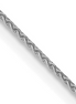 14K White Gold .85Mm Spiga Chain 20"