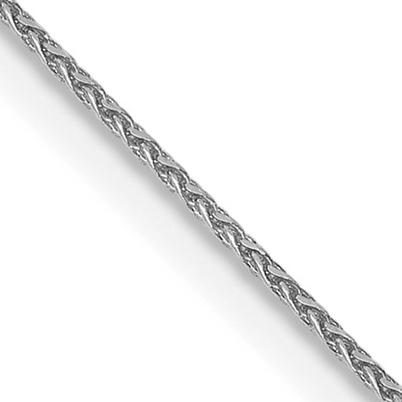14K White Gold .85Mm Spiga Chain 20"