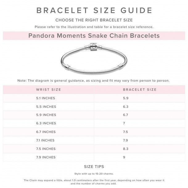 Pandora Moments Family Tree Heart Clasp Gold-Plated Snake Chain Bracelet Size 21