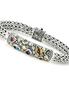 Samuel B Journey Sterling Silver And 18K Gold Multi-Gemstone Balinese Bracelet