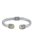 Samuel B Sterling Silver And 18K Gold Reign Twisted Cable Bracelet