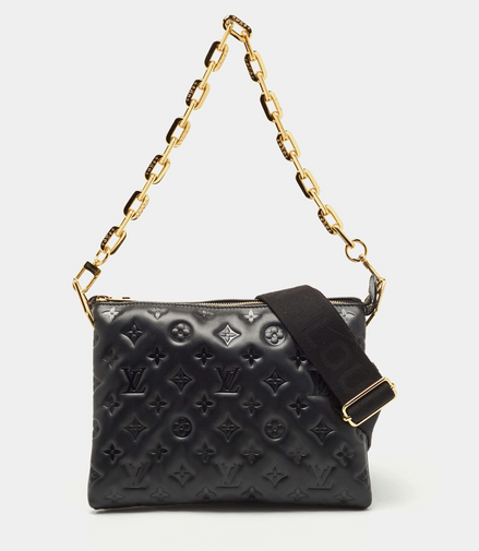 Gently Loved Louis Vuitton Coussin PM Black Bag