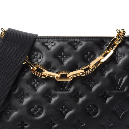 Gently Loved Louis Vuitton Coussin PM Black Bag