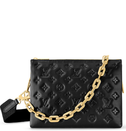 Gently Loved Louis Vuitton Coussin PM Black Bag