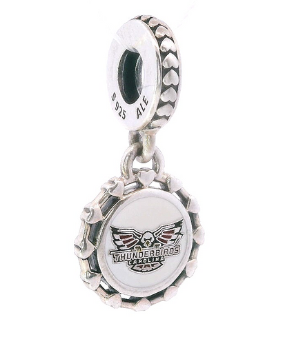 Pandora Custom Carolina Thunderbirds Dangle Charm