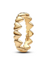 Pandora Moments Row of Hearts Ring Size 4.5