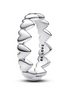 Pandora Moments Row of Hearts Ring Size 4.5