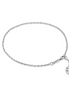 Desmos Rhodium-Plated Anklet