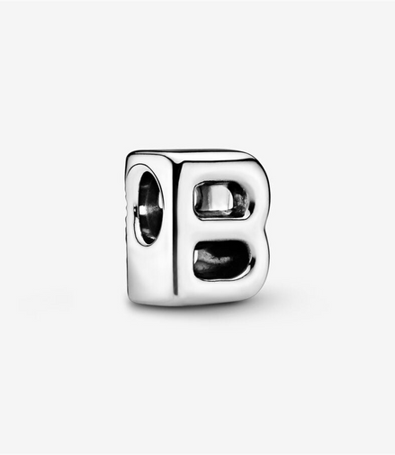 Pandora Moments Letter B Alphabet Charm