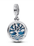 Pandora Moments Glow-In-The-Dark Infinity Tree Double Dangle Charm