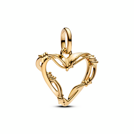 Pandora ME/Moments Wire Heart Dangle Charm
