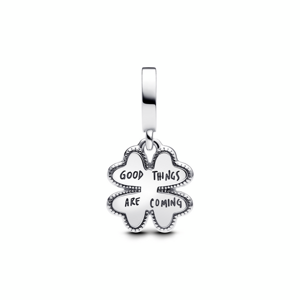 Pandora Moments Spinnable Four Leaf Clover Lab-Grown Diamond Dangle Charm