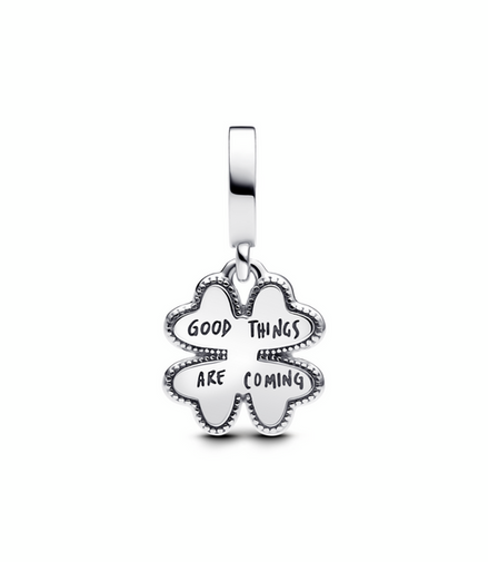 Pandora Moments Spinnable Four Leaf Clover Lab-Grown Diamond Dangle Charm