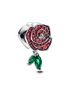 Pandora Moments Sparkling Rose in Bloom Charm