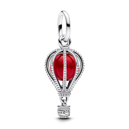 Pandora Moments Hot Air Balloon Murano Glass Dangle Charm