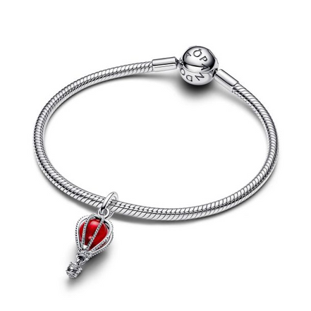 Pandora Moments Hot Air Balloon Murano Glass Dangle Charm