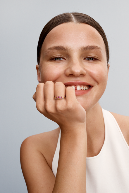 Pandora Disney Princess Rapunzel Tiara Ring Size 7