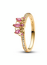 Pandora Disney Princess Rapunzel Tiara Ring Size 7.5