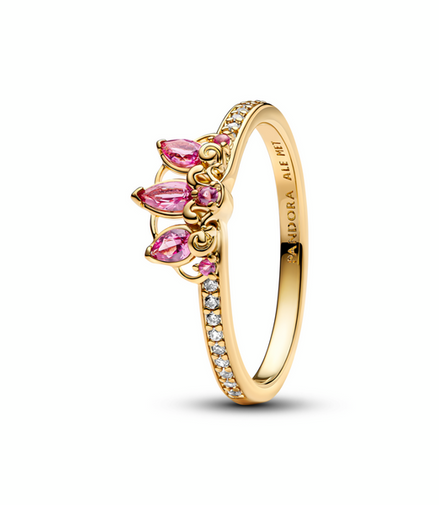 Pandora Disney Princess Rapunzel Tiara Ring Size 7.5