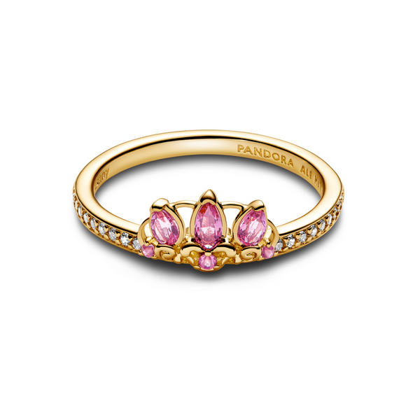Pandora Disney Princess Rapunzel Tiara Ring Size 7.5