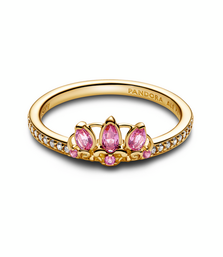 Pandora Disney Princess Rapunzel Tiara Ring Size 7.5