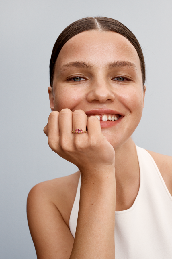 Pandora Disney Princess Rapunzel Tiara Ring Size 7.5