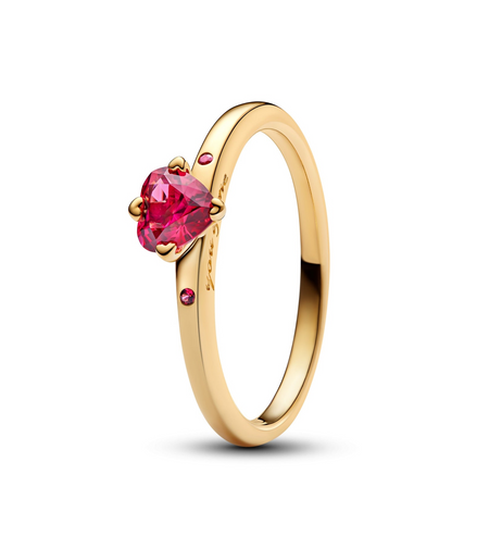 Pandora Moments Gold Plated Explosion of Love Ring Size 7