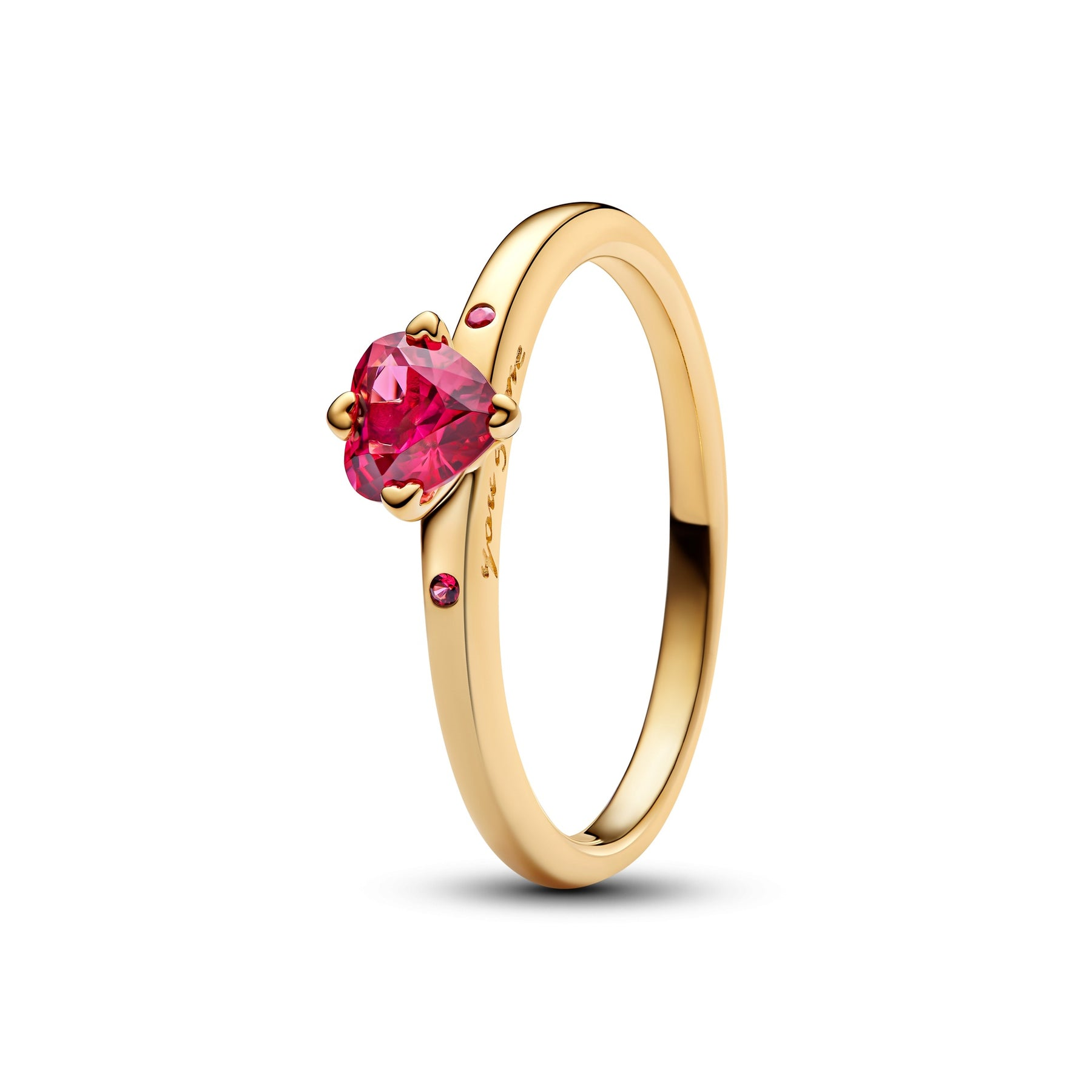 Pandora Moments Gold Plated Explosion of Love Ring Size 7