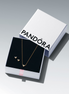 Pandora Tmeless Golden Triple Stone Heart Jewelry Gift Set