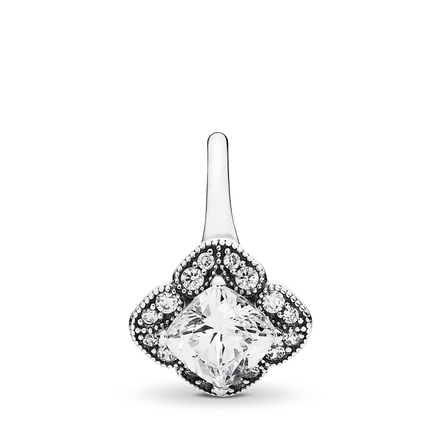 Pandora Timeless Crystalized Floral Fancy Ring Size 6