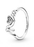 Pandora Moments Mom Pavé Heart Ring Size 6
