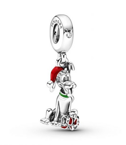 Pandora - Disney, Pluto Christmas Gift Charm
