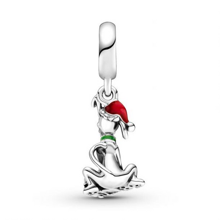 Pandora - Disney, Pluto Christmas Gift Charm