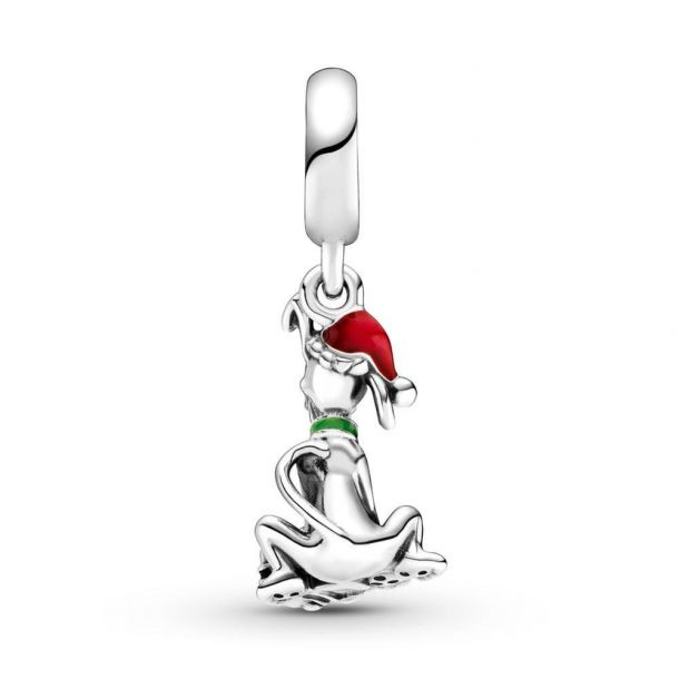 Pandora - Disney, Pluto Christmas Gift Charm